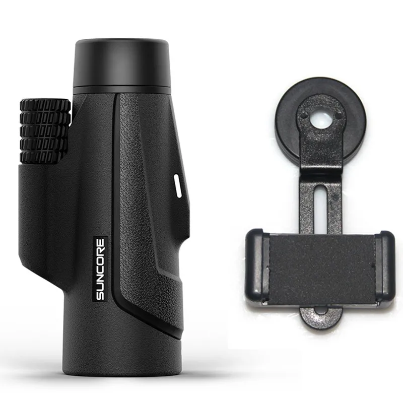 Monocular Clip Монокуляр 10x42 высокой мощности телескоп HD зум оптический Spyglass светильник ночного видения военный HD Профессиональный охотничий инструмент - Цвет: Monocular Clip