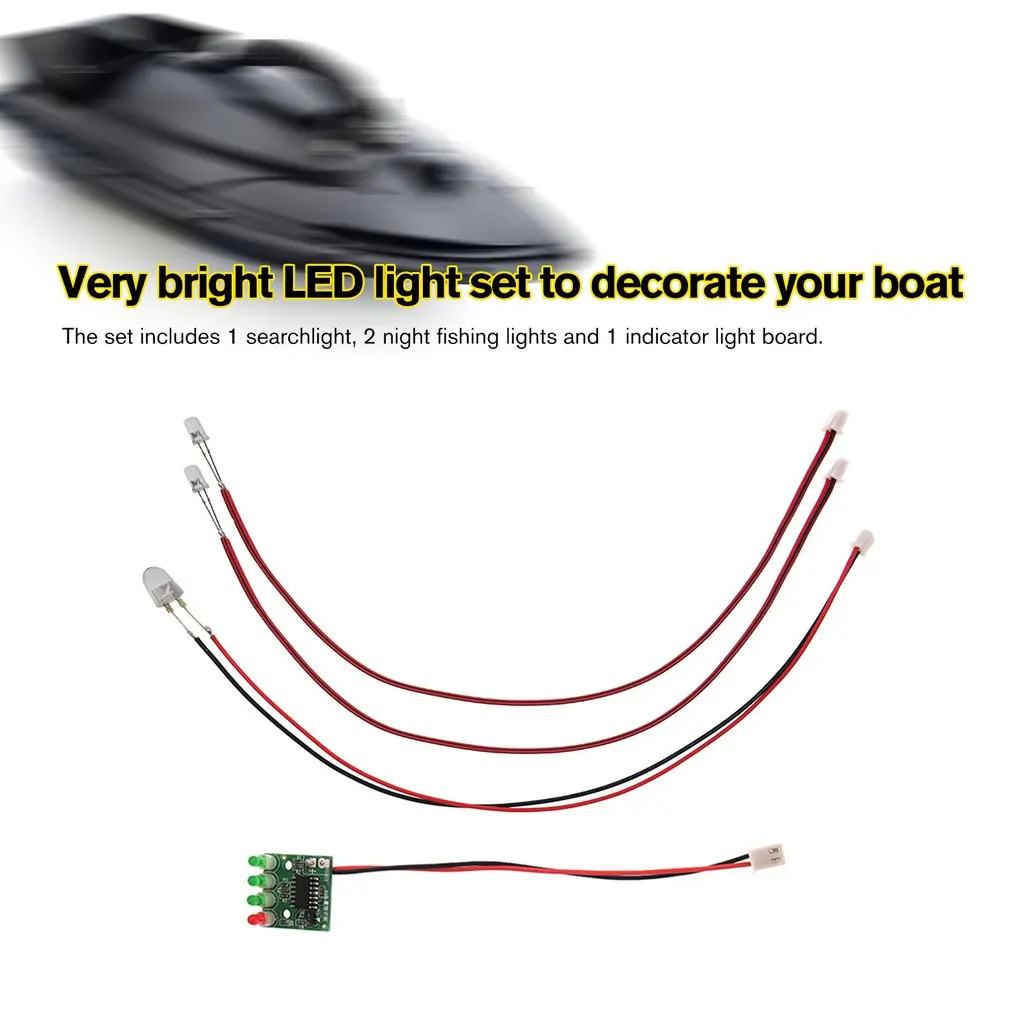 Flytec 2011 5 RC приманка лодка часть светодиодный светильник Набор для 1 кг рыболовная