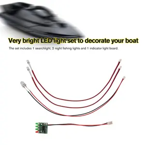 Flytec 2011-5 RC приманка лодка часть светодиодный светильник Набор для Flytec 2011-5 1,5 кг рыболовная лодка загрузка дистанционное управление приманка лодка часть