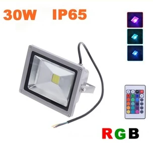 Bridgelux RGB Светодиодный прожектор 10 Вт 20 30 50 водонепроницаемый наружный меняющий
