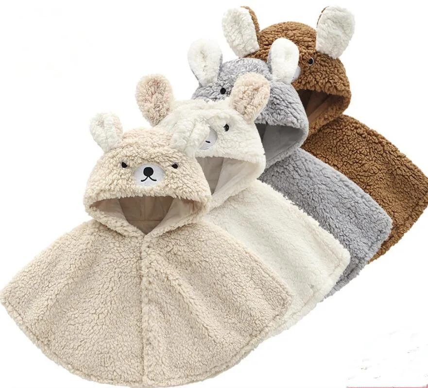 Теплая верхняя одежда для маленьких мальчиков осенне зимняя кашемировая накидка