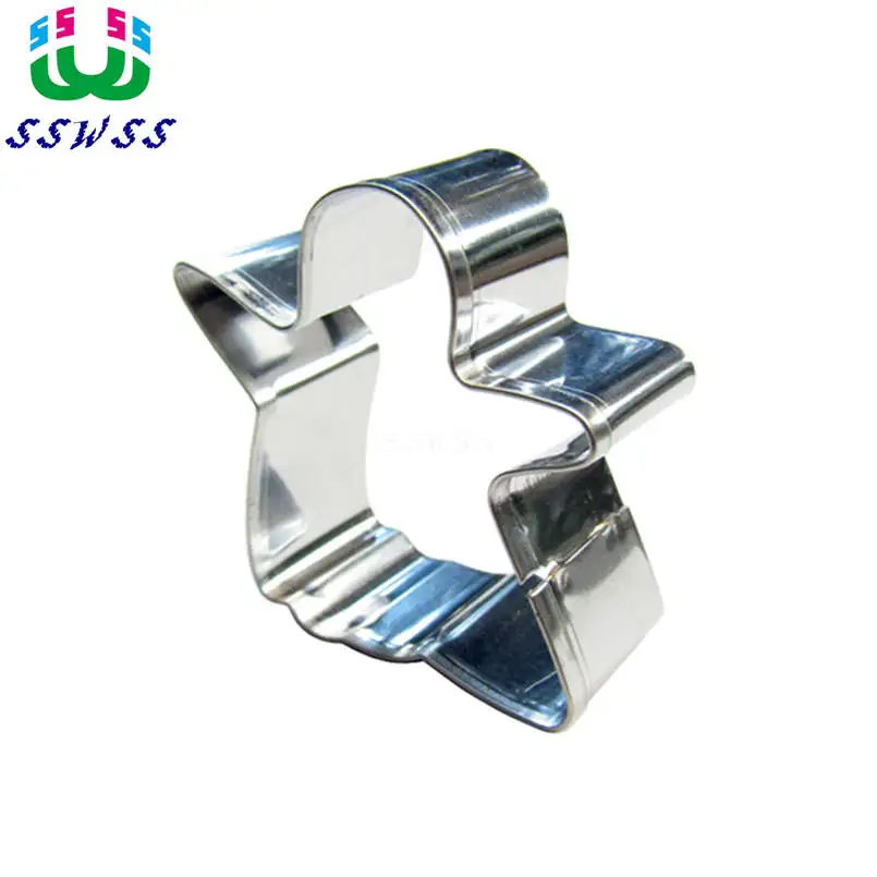 Хэллоуин Кухонные формы Из Нержавеющей Маленький Призрак Shaped Фондант Торт