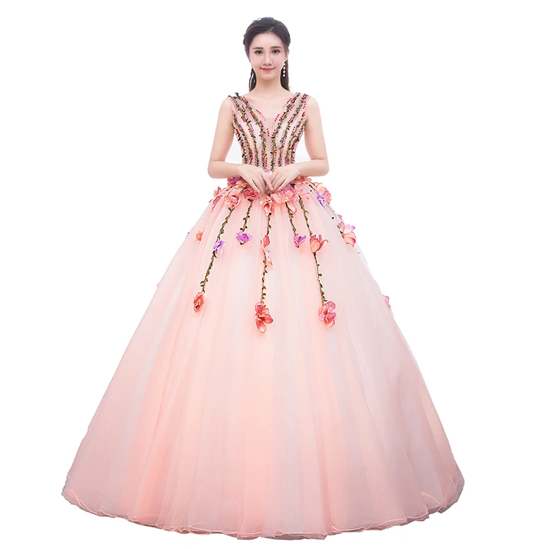 Ruthshen/Новое поступление 2019 года платья принцессы феи Пышное Бальное платье ручной