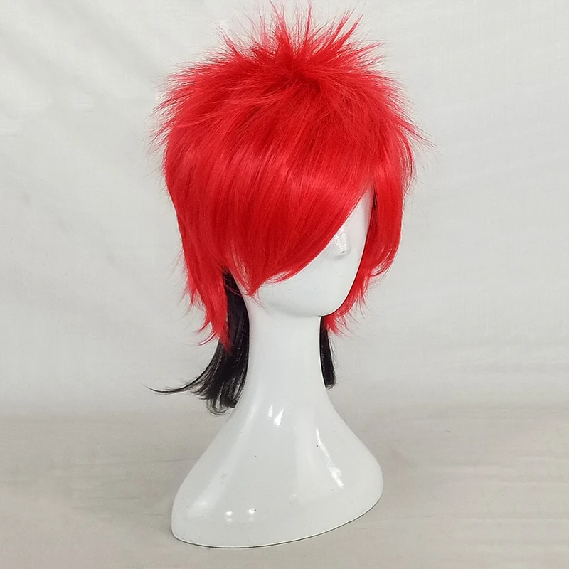 HAIRJOY мужской парик слоистых вьющихся волос средней длины высокая температура Волокно синтетический человек Косплей парики 7 цветов