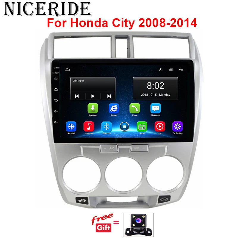 2 Din 10 1 &quotсенсорный экран мультимедиа для Android плеер gps навигация Navi 2011 2012 2016 Honda CITY