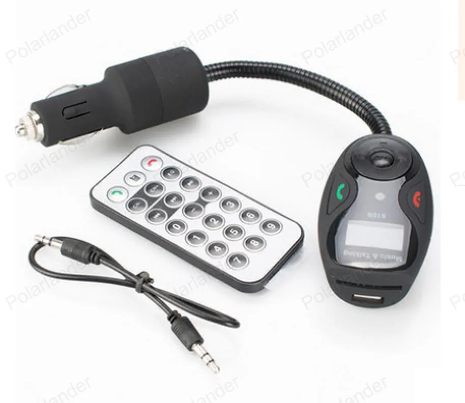 Bluetooth MP3 PlayerHandsfree Car Kit AUX Hands Free FM Transmitter with Dual USB SD LCD Charger Cigarette Lighter | Автомобили и