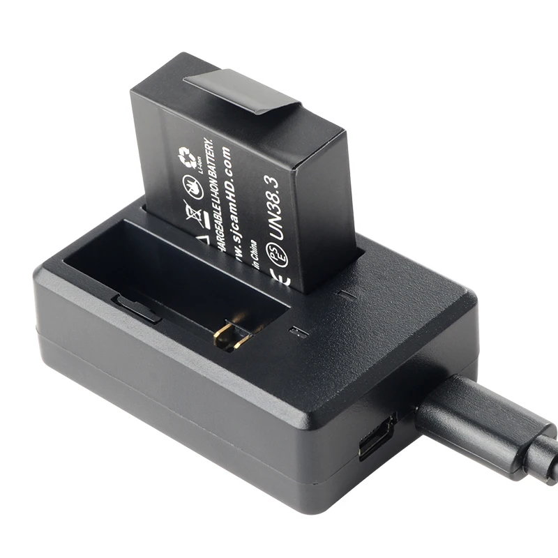 SJCAM оригинальный запасной аккумулятор двойное зарядное устройство для SJ4000 WiFi SJ5000