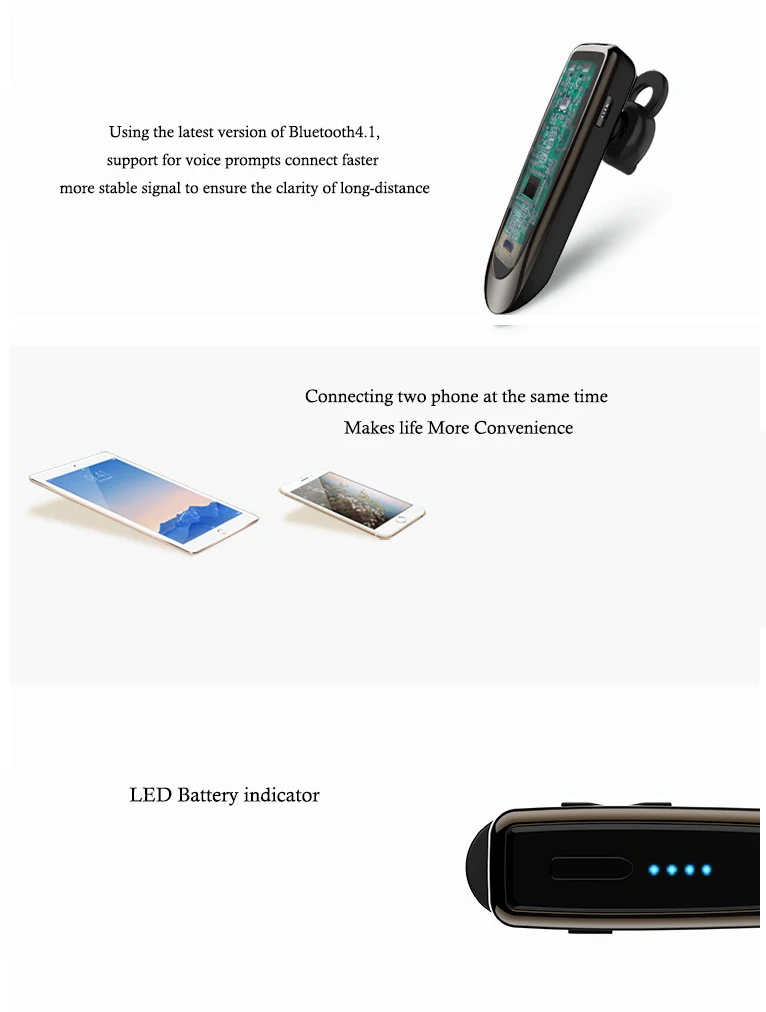 K21Bluetooth наушники беспроводные наушники головного телефона аккумулятор большой емкости вкладыши с микрофоном