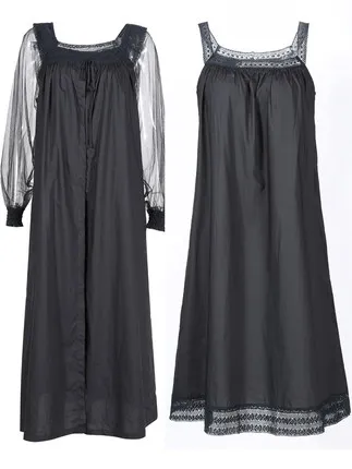 Элегантные длинные рубашки хлопковая ночная рубашка Свадебный халат одежда для