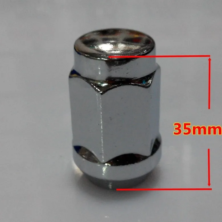 Универсальные колесные гайки, колесные болты M12x1.5, шестигранная 21 гайка