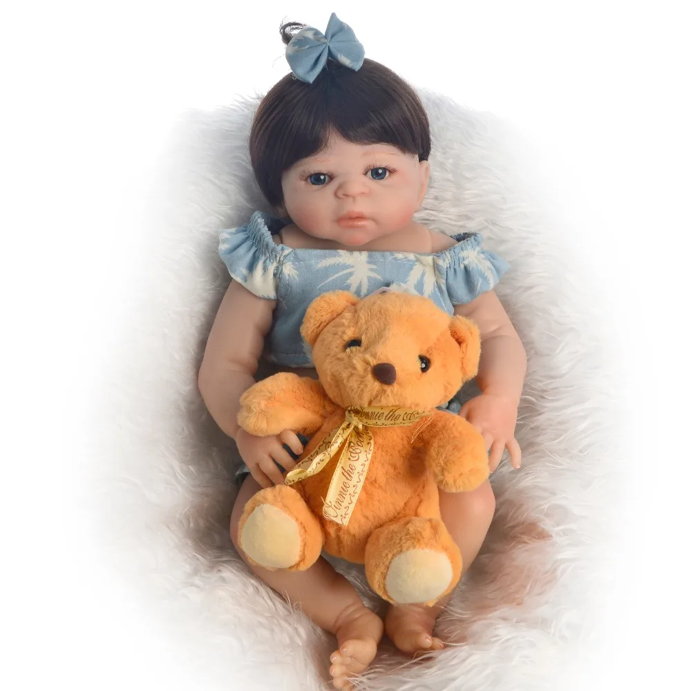 KEIUMI Модная Кукла Reborn Baby силиконовый Полный тело Реалистичная принцесса девочка