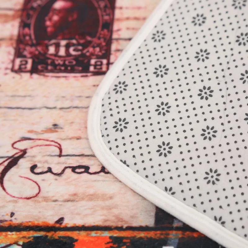 Футбольный Ретро Коврик для двери Alfombras зал ванная комната KitchenHome коврик