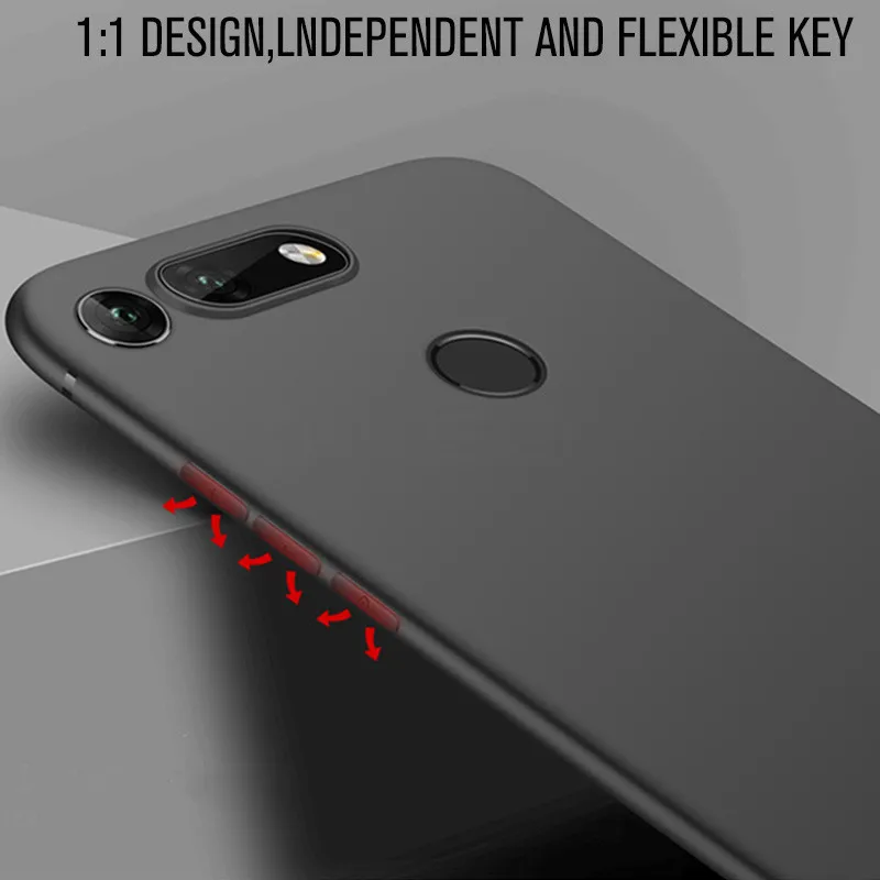 Ультра-тонкий матовый чехол для huawei Honor вид 20 6 4 ''силиконовый мягкий с полной