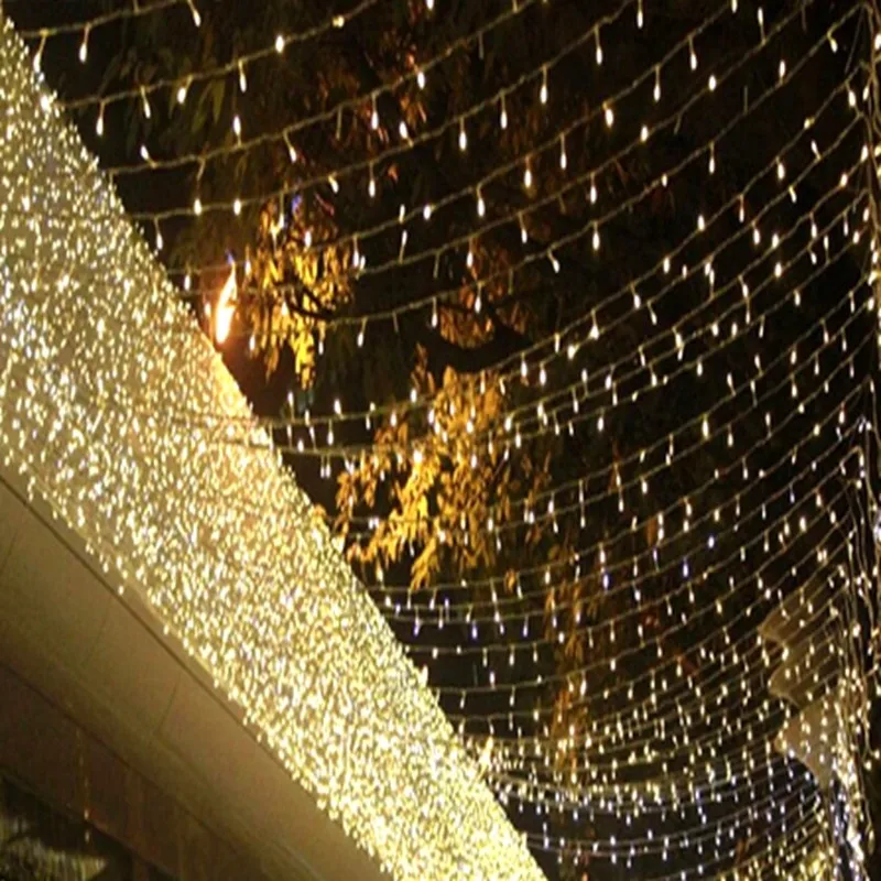 50 м 400 светодиодов светодиодные гирлянды сказочные праздничные Уличные