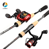 casting fishing rod fuji guide trout pike carbon rod solid tip mid fast action 3 12g spinning rod 2 6lb l power 103g eva handle