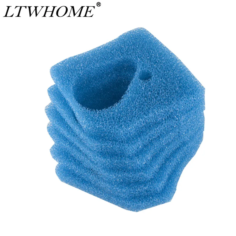 LTWHOME грубой голубой пенный фильтр подходит для Eheim Pro 3 250/250 T/350/350 т/600/2071/2073/2075 и Pro 3e 350/2074 фильтр для аквариума