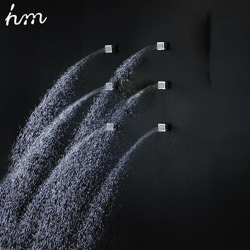 hm 6PCS 2 '' Душ массажер Распылители для душа Ванна SPA массажеры Распылитель