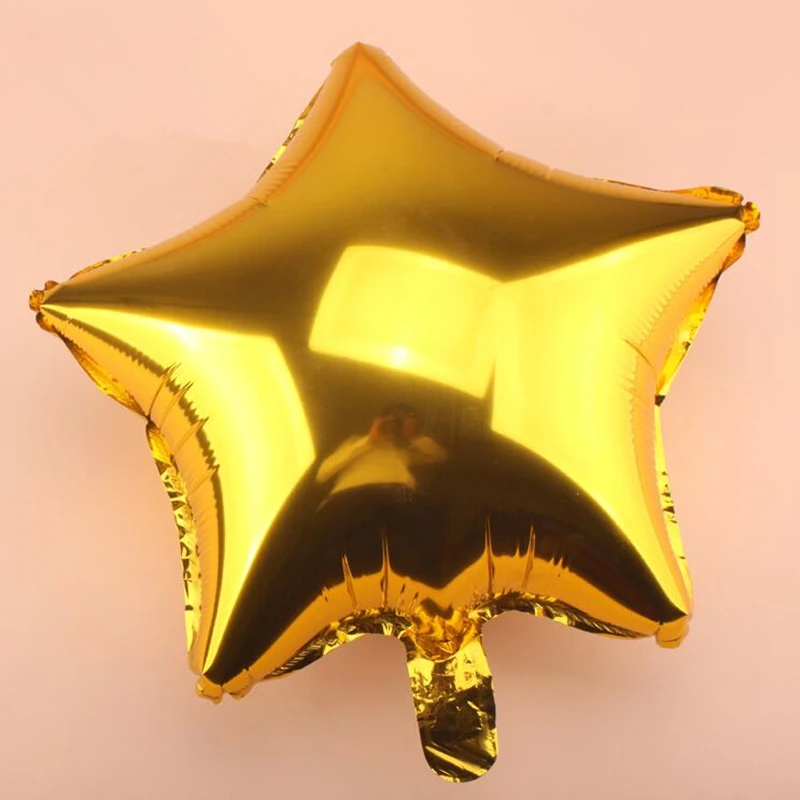 Новый 18 дюймовый надувной воздушный шар в форме пятиконечной звезды украшение