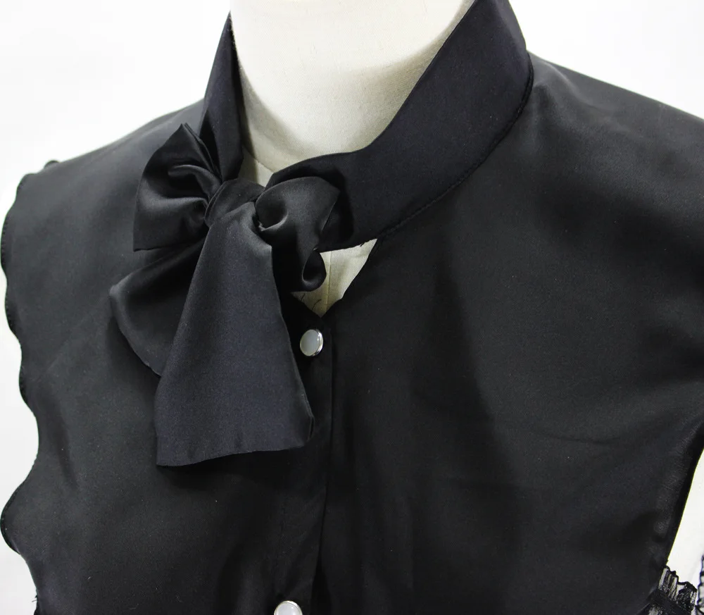 Модный съемный &quotПитер Пэн&quot Женский отложной воротник с вышивкой для