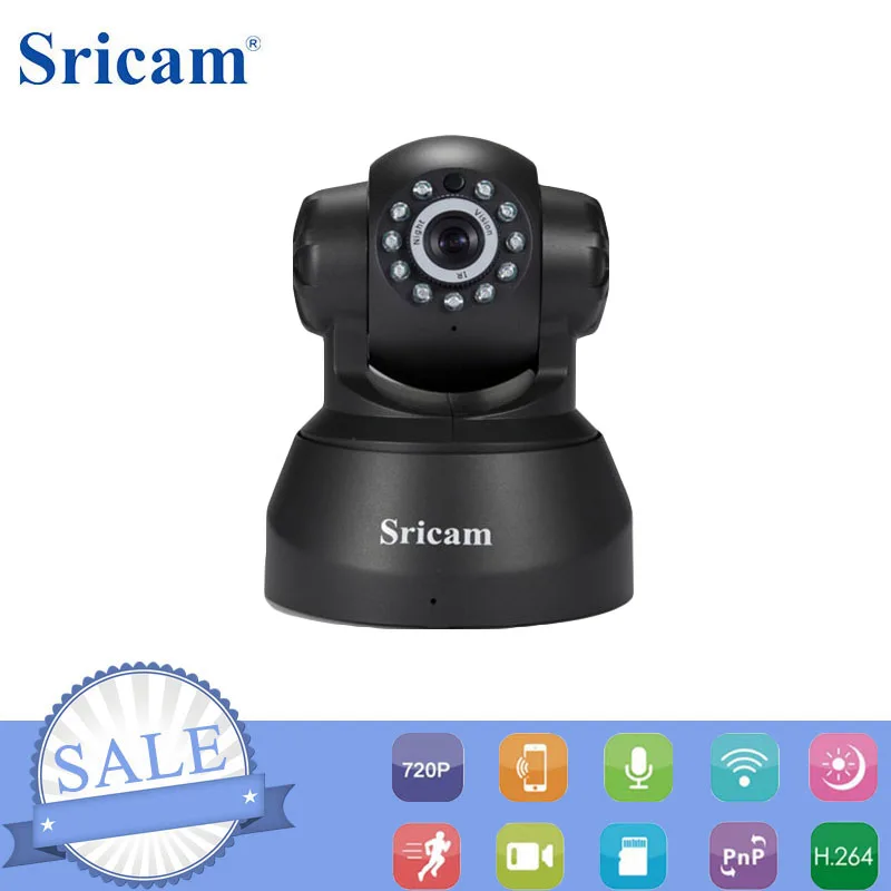Sricam SP005 IP Камера Ночное видение 2-способ Wi-Fi аудио охранных Беспроводной Cam