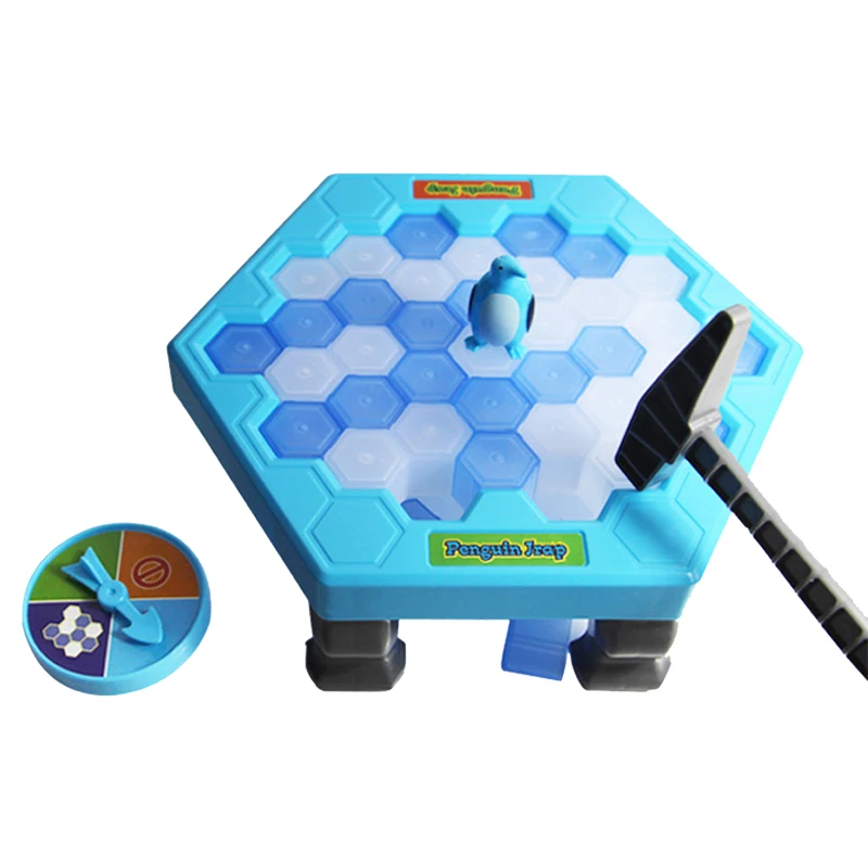Забавный Пингвин ловушка интерактивные вывеска indoor Board игра изделия для крошения