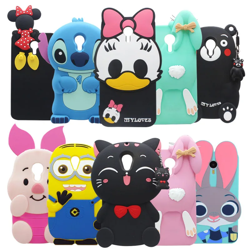 3D мультфильм Мороженое силиконовый чехол для MEIZU M5 Note meilan note5 Note5 Meilan 5 задняя