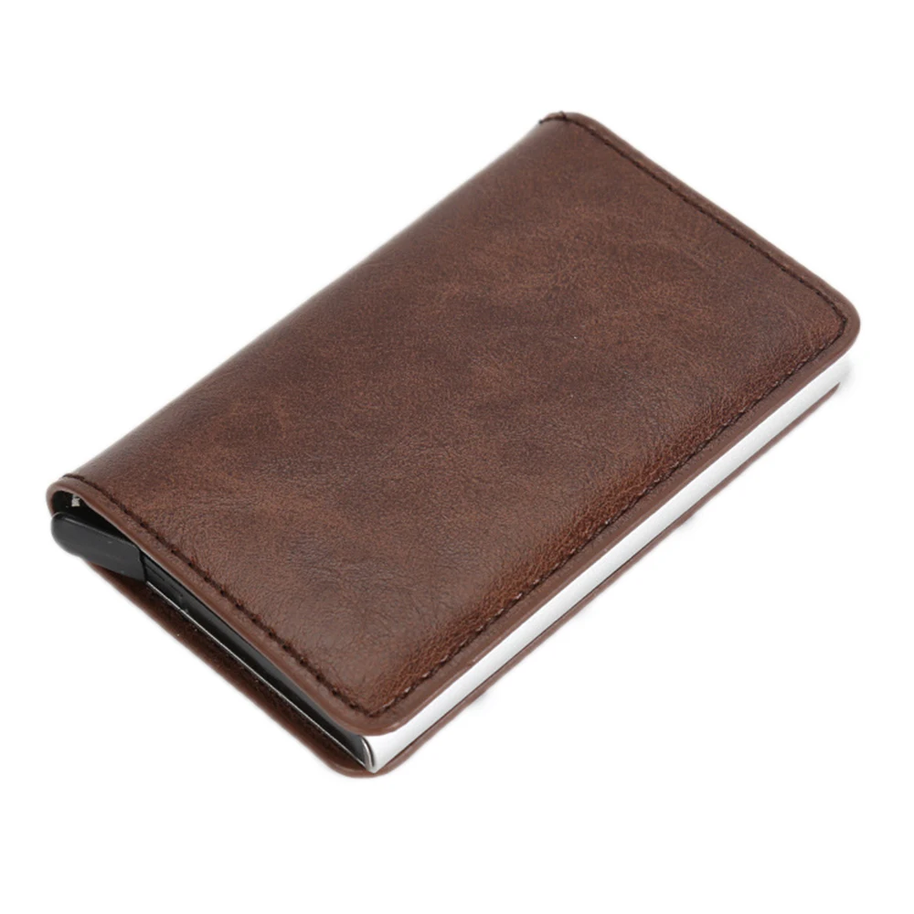 Противоугонный анти Магнитный чехол для кредитных карт визиток мужские кошельки