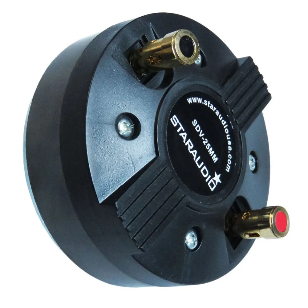 STARAUDIO 25 мм 8 Ом 1000 Вт DJ PA Динамик с откручиваемым титановым звуком|tweeter driver|8 ohmspeaker