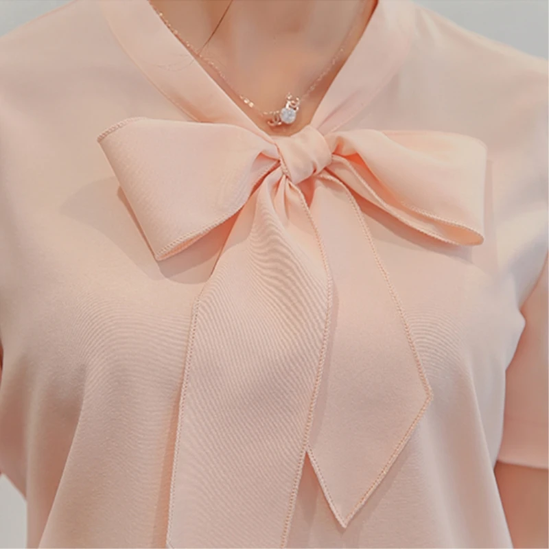 Женская шифоновая блузка с пышными рукавами весна-лето 2018 женские блузки и топы