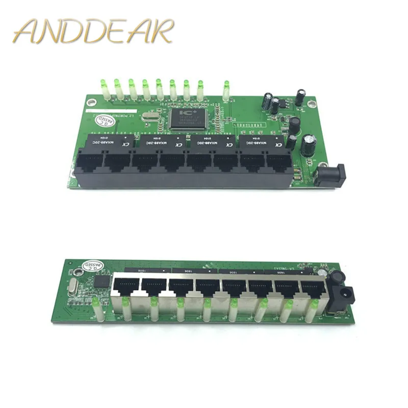 OEM 10 / 100 Мбит/с RJ45 8 портов модуль переключателя быстрого Ethernet Lan концентратор