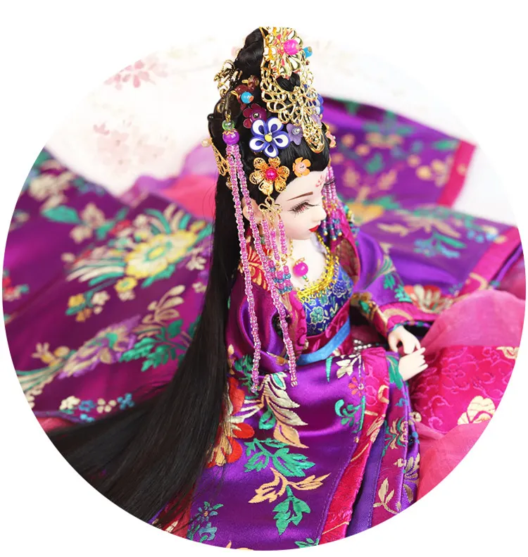 Fortune days bjd кукла Восток Шарм Элегантная Леди китайский стиль включая одежду стенд коробка 35 см головной убор сувенир