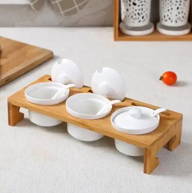 3 в 1 Керамическая сахарница с ложкой|ceramic sugar bowl|sugar bowlceramic |