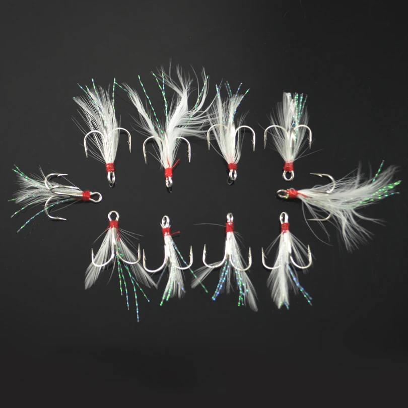 10 шт. тройные Крючки для ловли рыбы 4 6 #|bait keepers|hook chinabait crayfish |