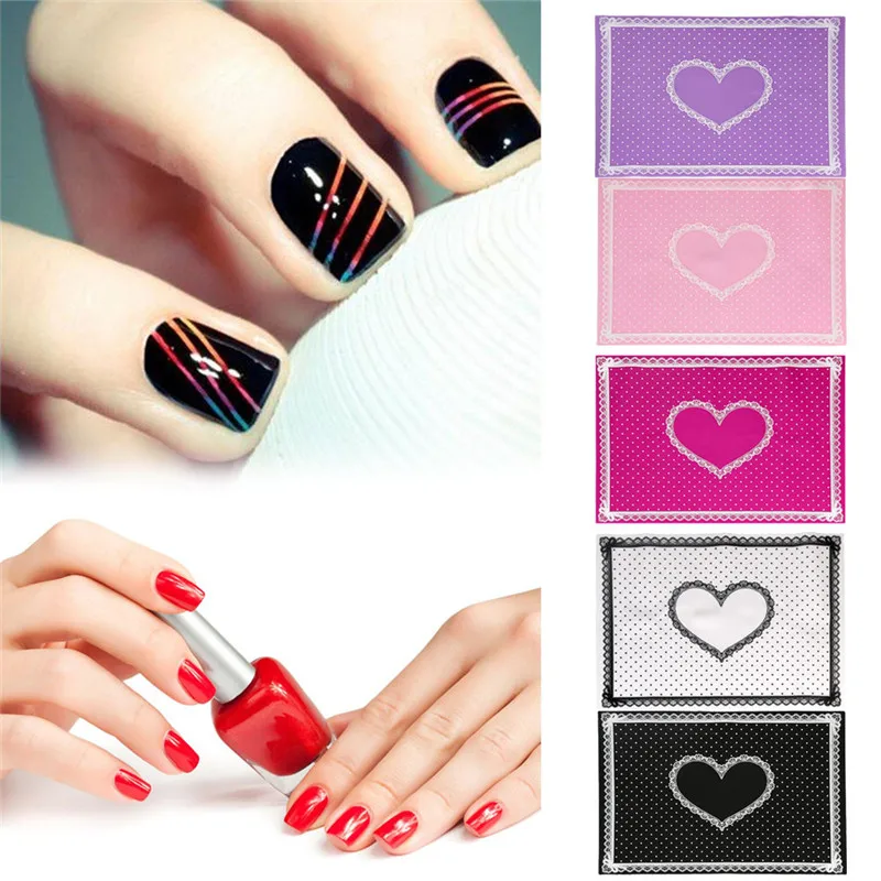 Профессиональный силиконовый кружевной коврик в горошек с узором сердца для