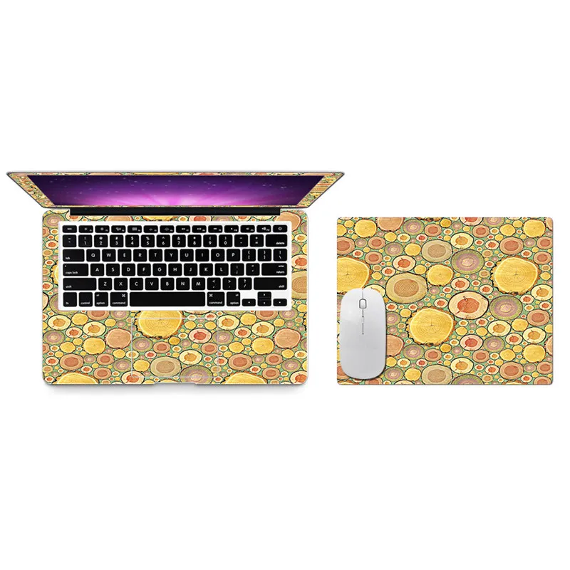 Деревянная краска, наклейка для ноутбука, наклейка на кожу для MacBook Air Pro retina 1" 12" 1" 15", винил, Mac, чехол для ноутбука, Полностью покрывающий кожу