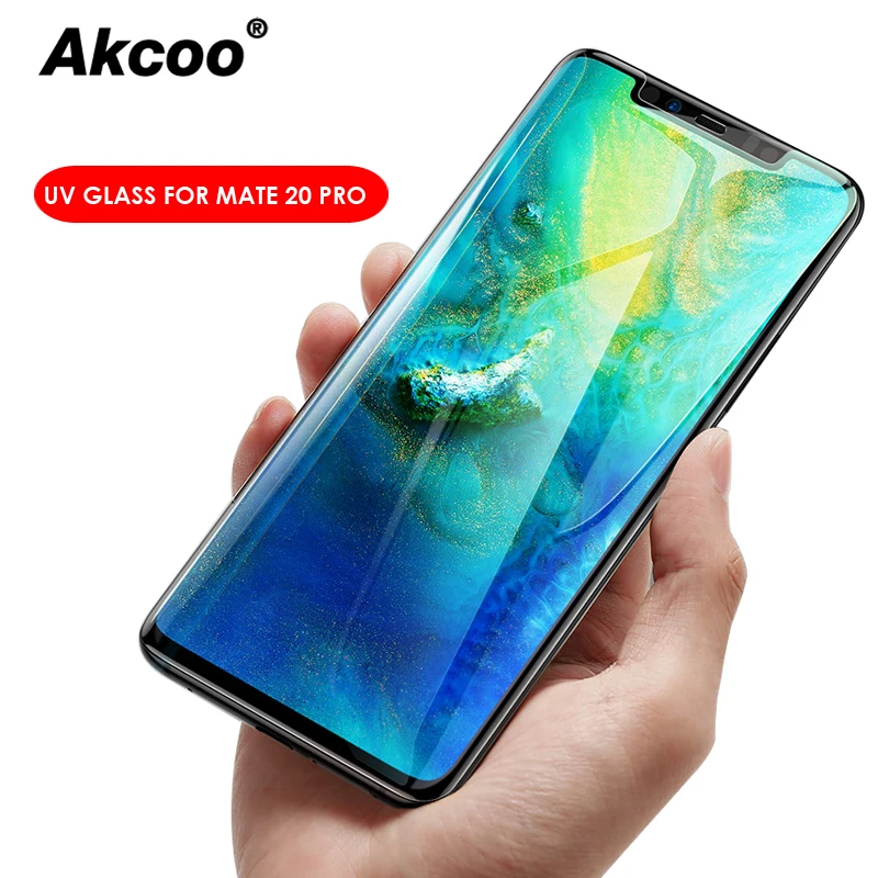 Защитная пленка для экрана Akcoo mate 20 Pro с УФ-защитой для huawei P20 lite, полностью закрывающее стекло для mate 20 lite, пленка для экрана
