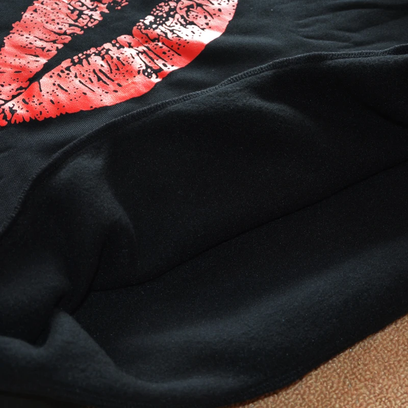 XUANSHOW весенние женские свитшоты сексуальные красные пуловеры с принтом больших