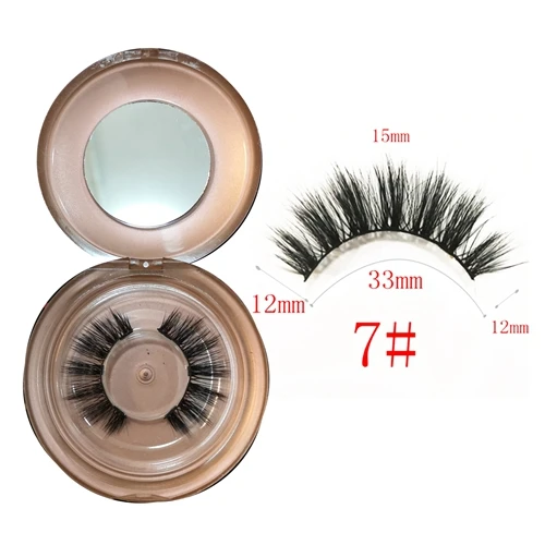 Magnetic Eyelashes 7 Блеск-сказка Магнитная подводка для глаз с 3D природой магнитный Набор ресниц синтетические волокна Накладные ресницы подводка для глаз магнит synthet ресницы - Цвет: Magnetic Eyelashes 7