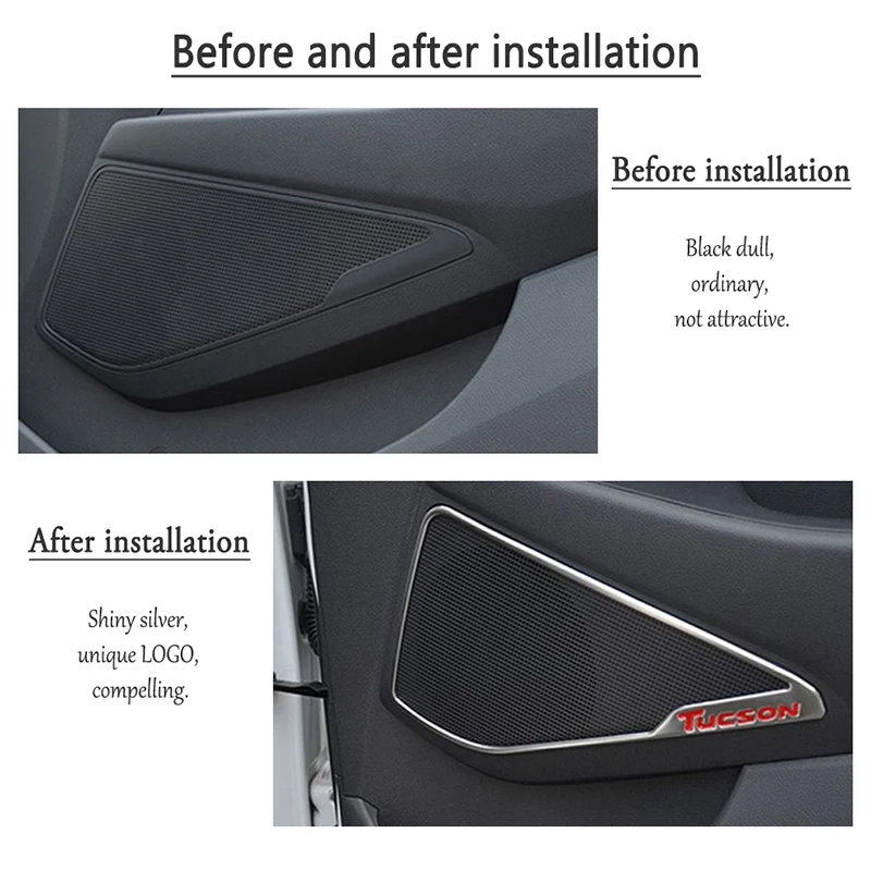 Автомобильные чехлы BOOMBLOCK 4 шт./компл. для Hyundai Tucson 2017 2016 2015 декоративные наклейки