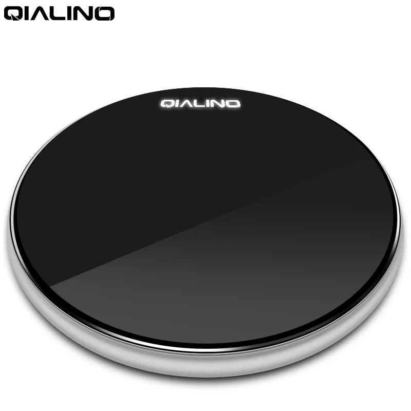 QIALINO Беспроводное зарядное устройство для iPhone 8/X/8 Plus Qi быстрая Беспроводная