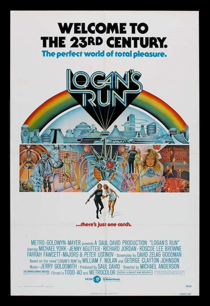 Logan's Run фильм Классическая Настенная Наклейка холст картины декоративные