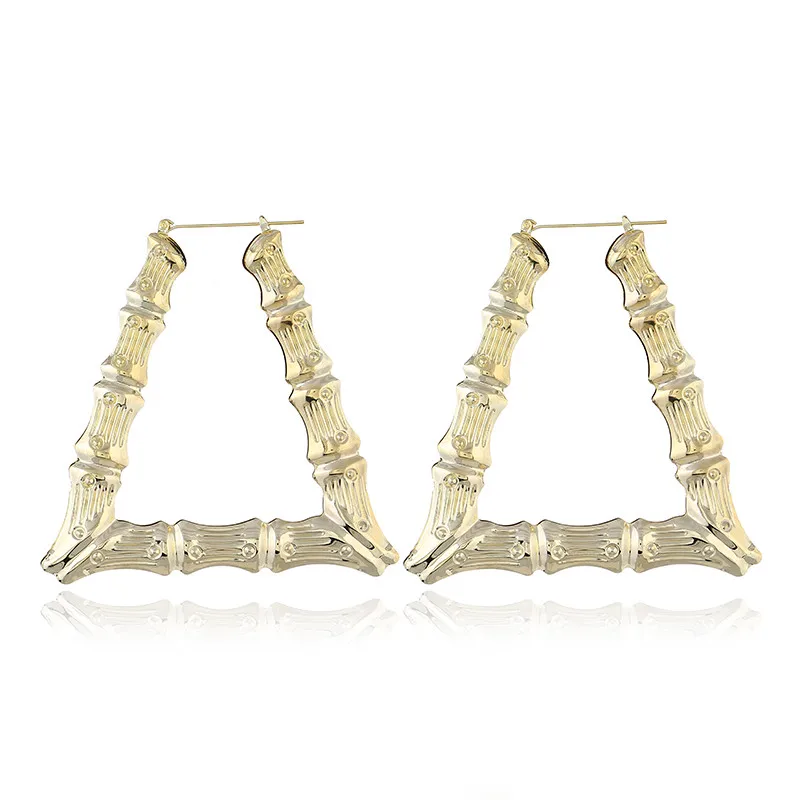 HOCOLE преувеличенные круглые квадратные серьги в форме треугольника сердца