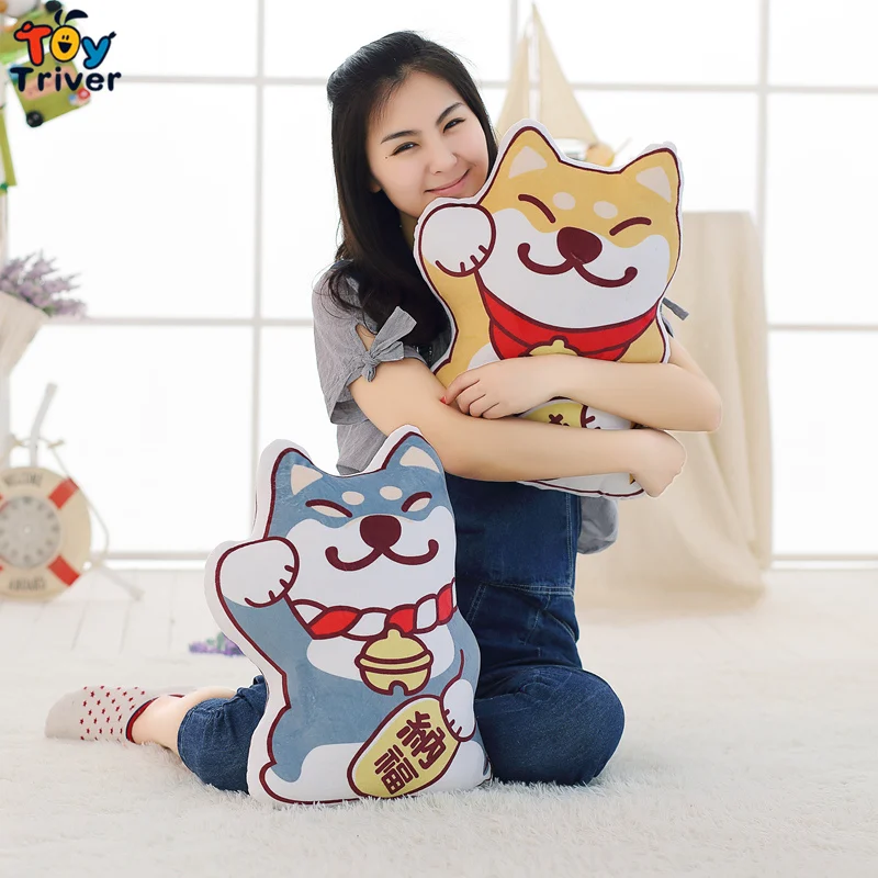 Япония удача везучий Кот Манеки Неко Шиба ину собака плюшевые игрушки мягкие