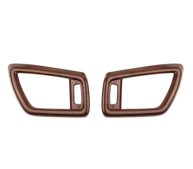 peach wood 2pcs Для Nissan X-trail X trail T32- Автомобильная внутренняя навигационная панель управления кондиционер декоративная рамка выпускного отверстия крышка - Цвет: peach wood 2pcs