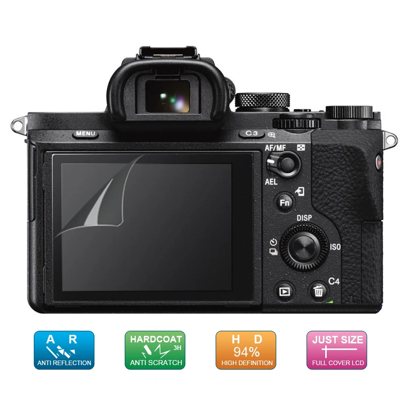 (6 шт. 3 упаковки) Защитная пленка для ЖК экрана Sony A7 II III / A7S A7R IV A77 A7M2 A7SM2 A7RM2 A77M2 A99