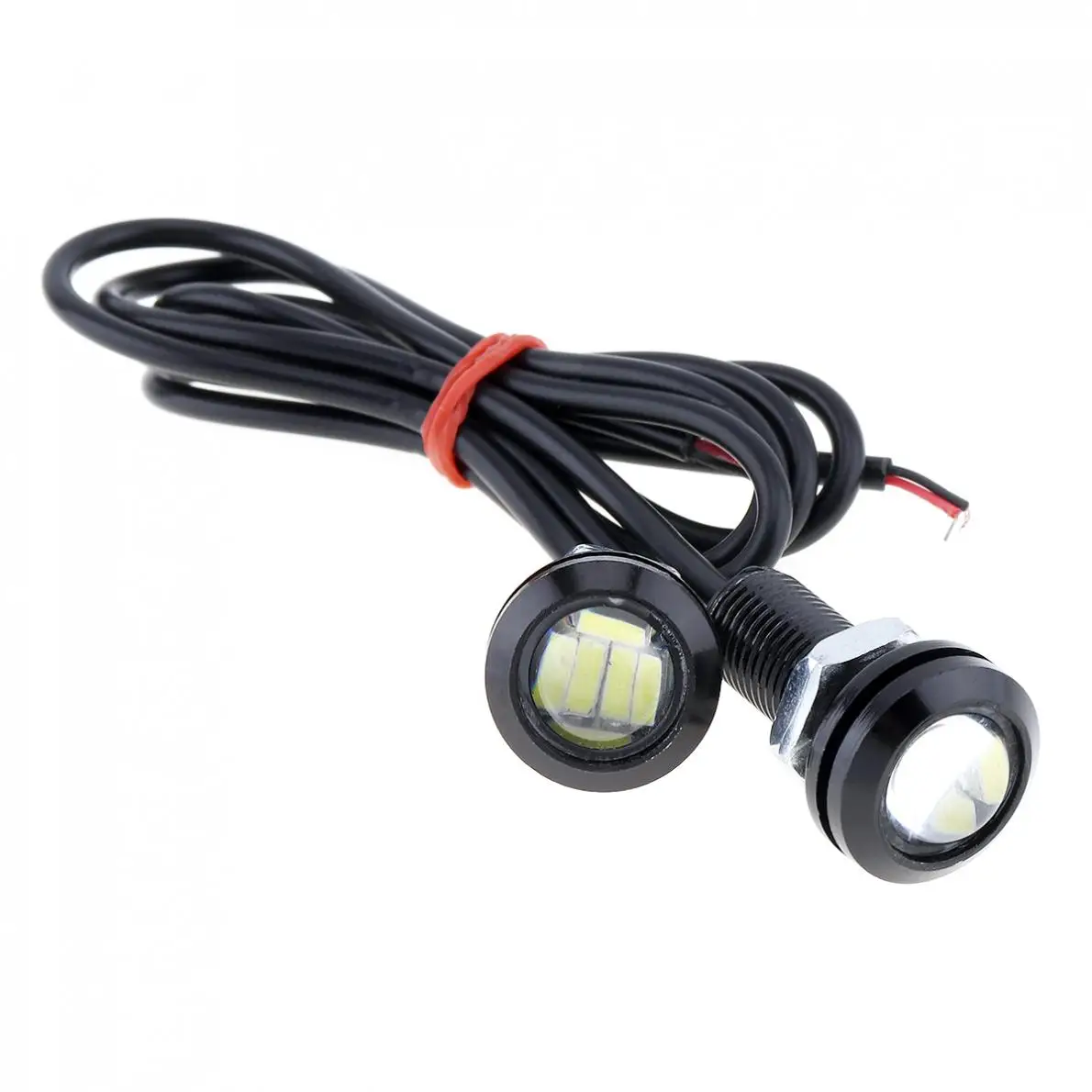 10 шт./лот 12 в 18 мм 4014 SMD светодиодные фары Орлиный глаз Высокая мощность авто