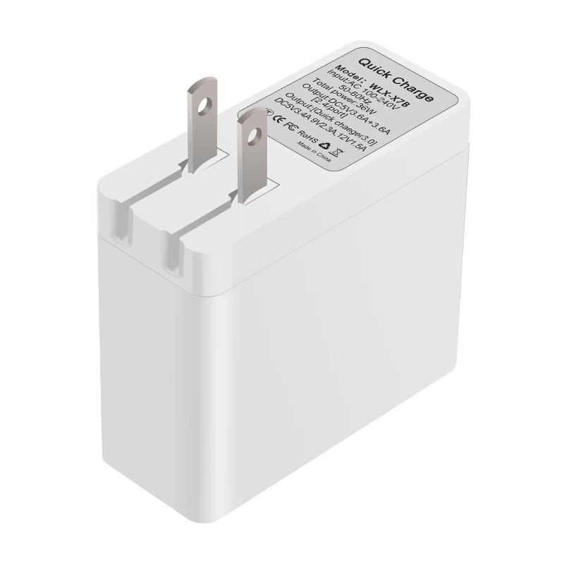 36 Вт Dual USB Quick Charge 3,0 зарядное устройство адаптер Светодиодный дисплей быстрый QC 3,0 USB зарядное устройство для iPhone samsung Xiaom