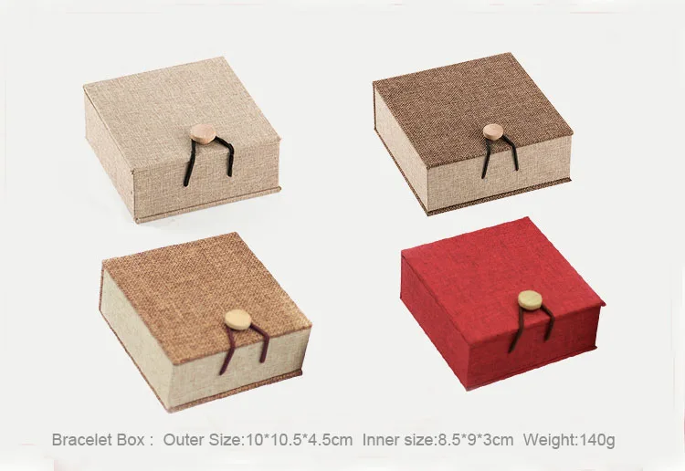 Small Bracelet Box Высокое качество! Хлопок Материал упаковка ювелирных изделий с кнопкой 20 шт/партия Упаковка ювелирных изделий Nekclace Коробка кольцо коробка браслет - Цвет: Small Bracelet Box