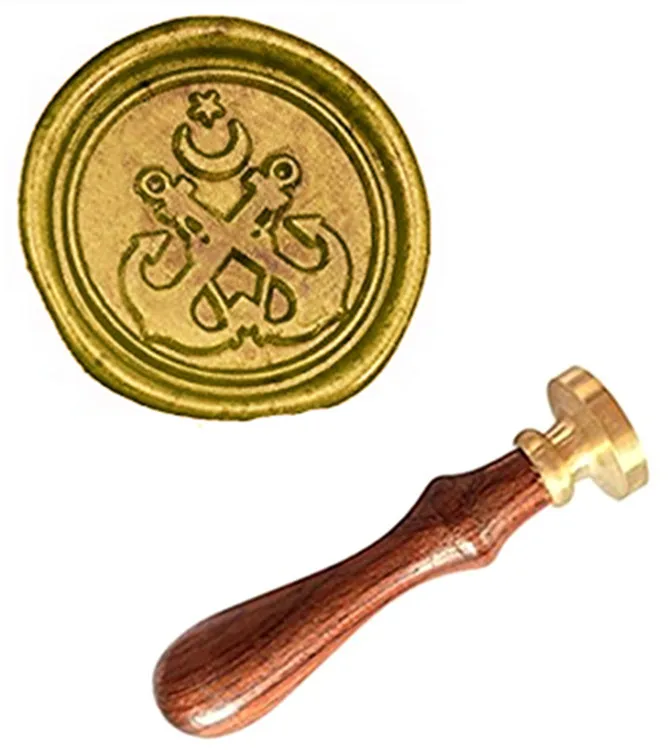 MDLG якорь для лодки винтажный логотип на заказ роскошное восковое уплотнение