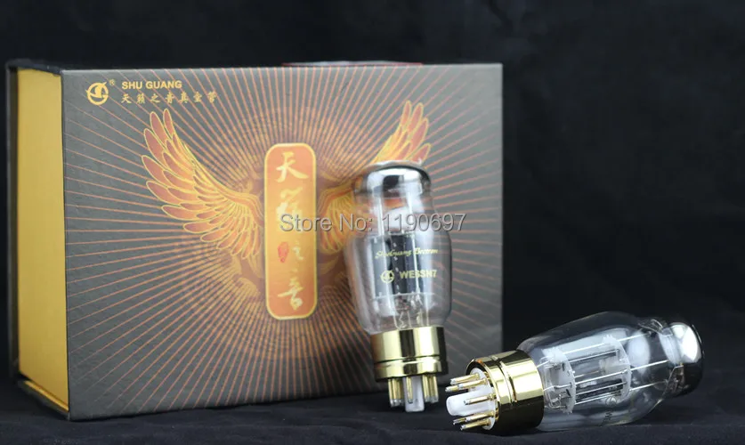 Комплект из 2 предметов новинка SHUGUANG Tube WE6SN7 ламповый заменить 6SN7 6N8P 6H8C CV181 матч